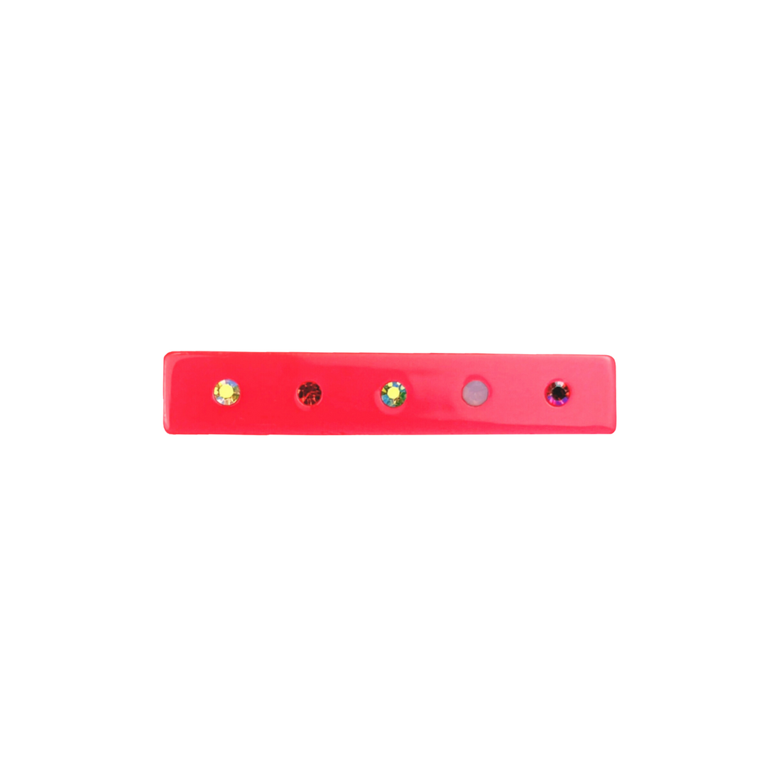 Scarlet Ombré Gemstone Hair Clip