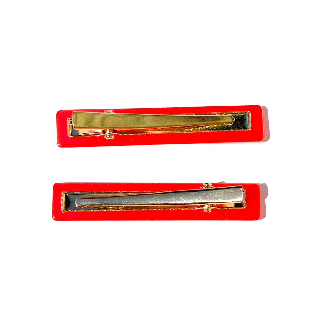 Scarlet Ombré Gemstone Hair Clip