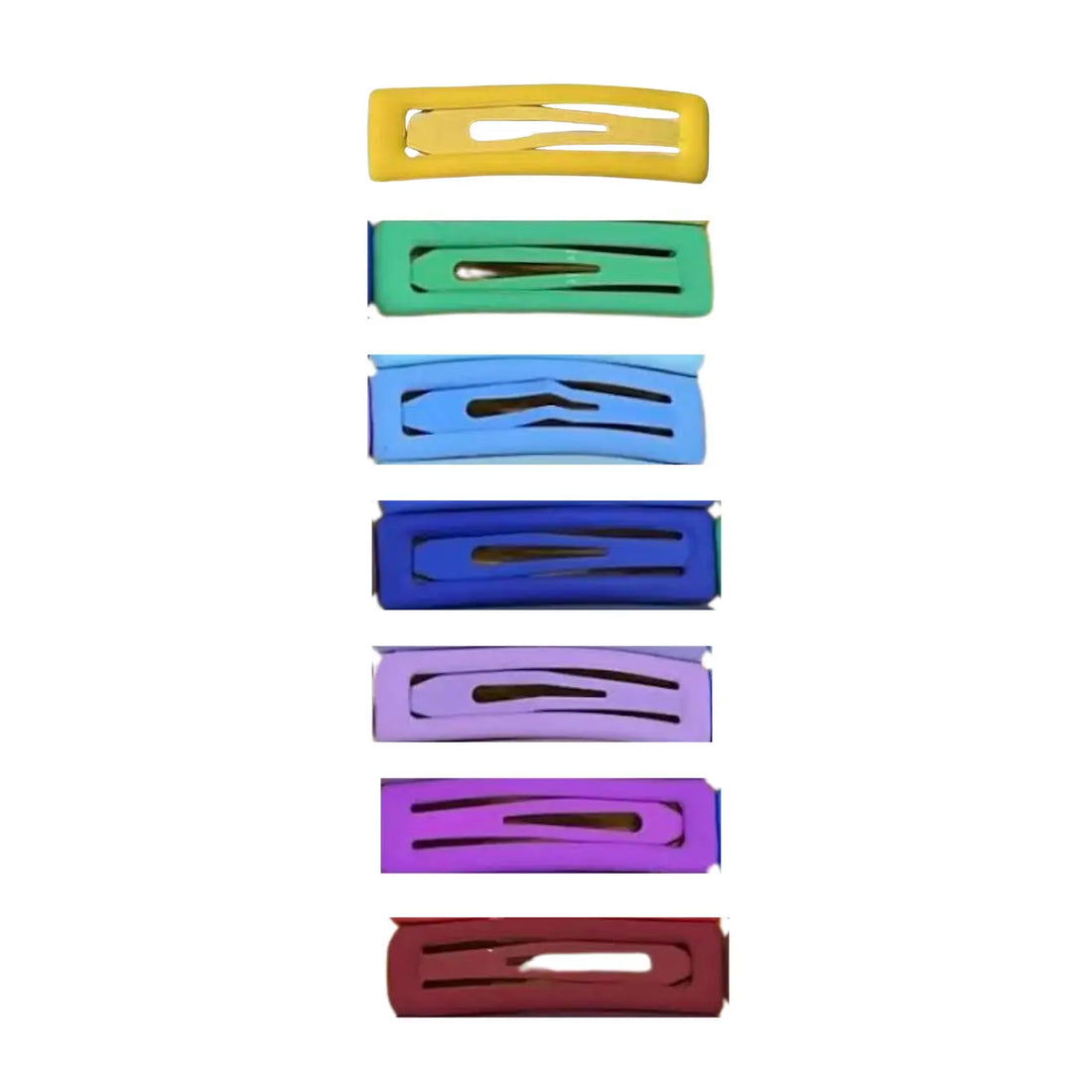 Jumbo Rainbow Snap Clips Pack