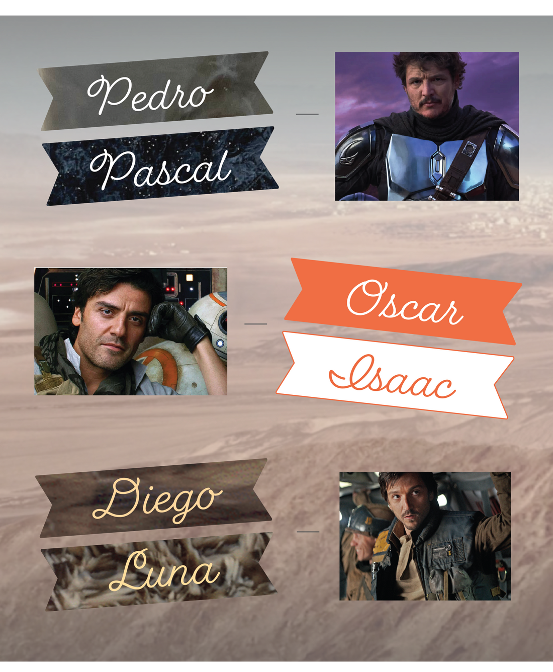 Diego Luna Hair Clips