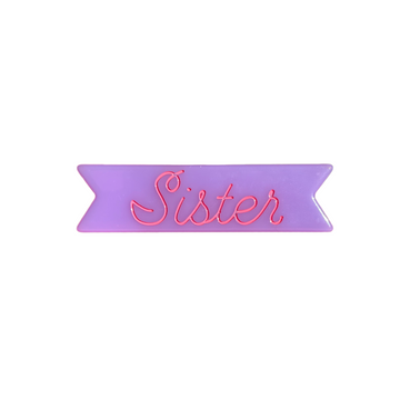 Sister Hair Clip (Lilac)