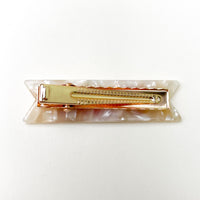 back of pearl peanut hair clip cursive alligator clips toddler hair barrettes thin hair fine hair toddlers girls hair clips hairstyles