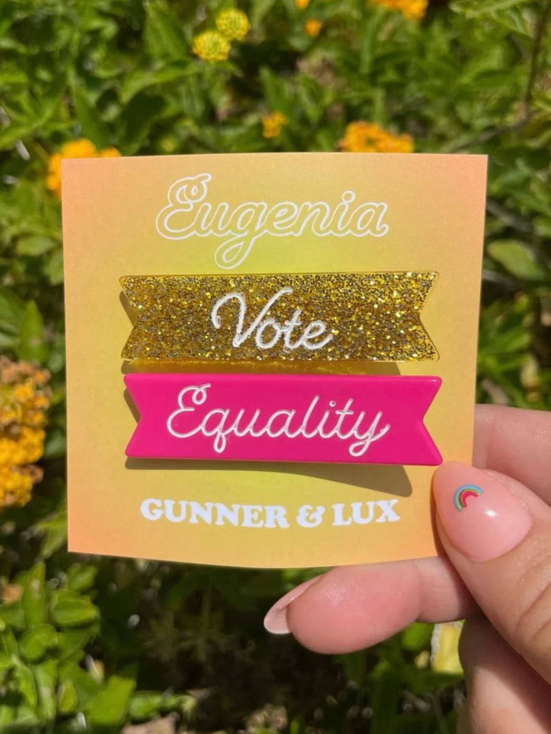 Vote Equality Hair Clips