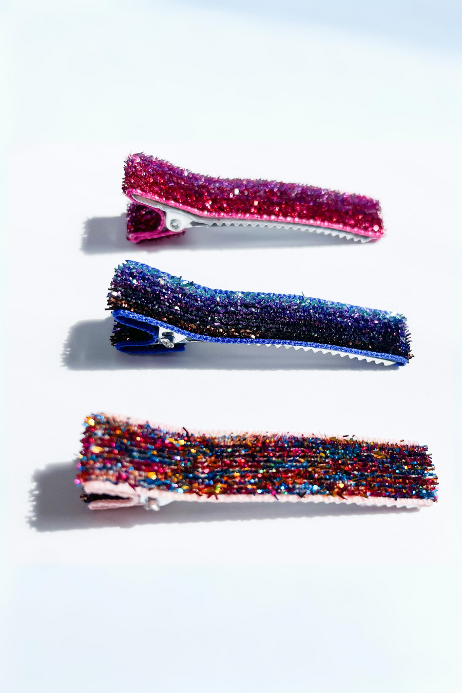 Tinsel Hair Clips Pack