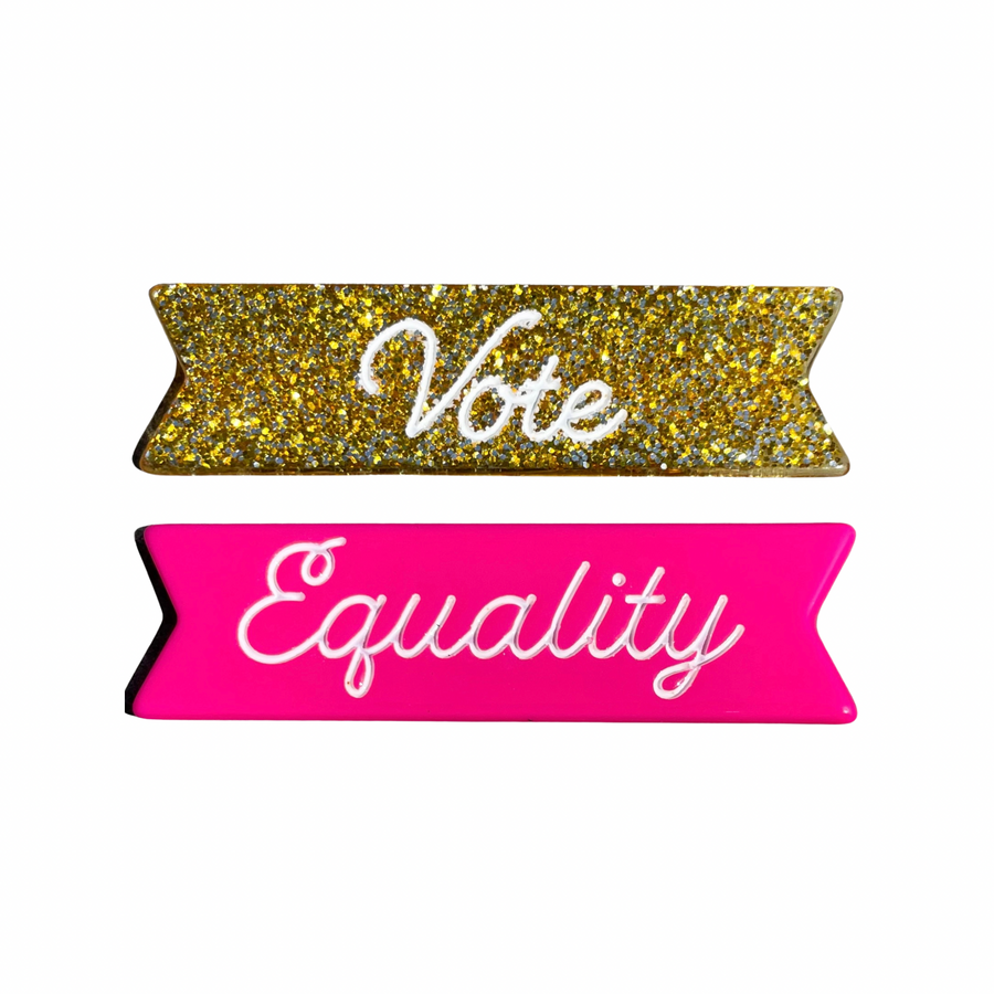 Vote Equality Hair Clips